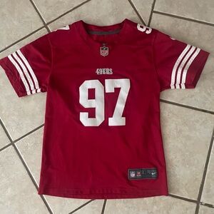 NFL SAN FRANCISCO 49ers FOOTBALL JERSEY  NICK BOSS 97 NIKE ON FIELD SZ XL UNISEX